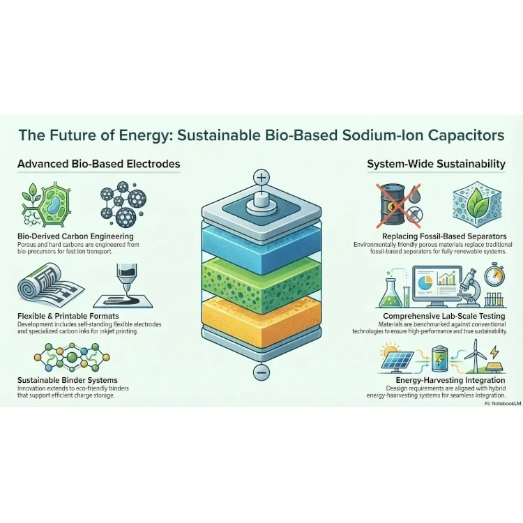 Renewable materials for sustainable energy storage